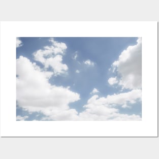 Blue Clouded Sky | Blue Clouded Sky Photography | Clouded Sky Fine Art Print Posters and Art